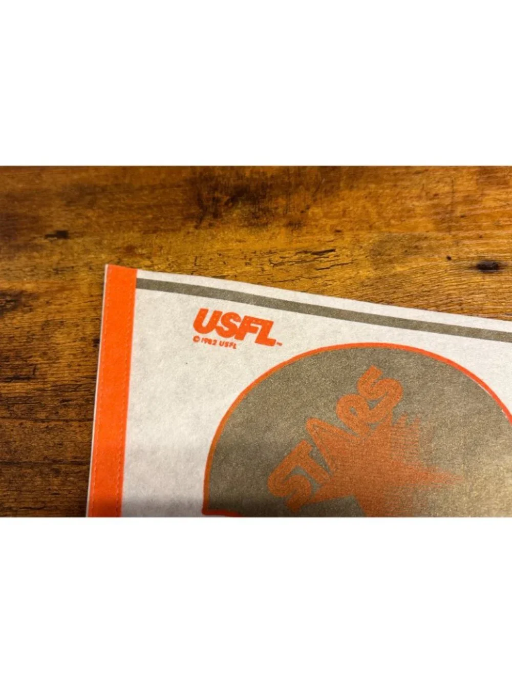 Vintage 1982 USFL Baltimore Stars pennant